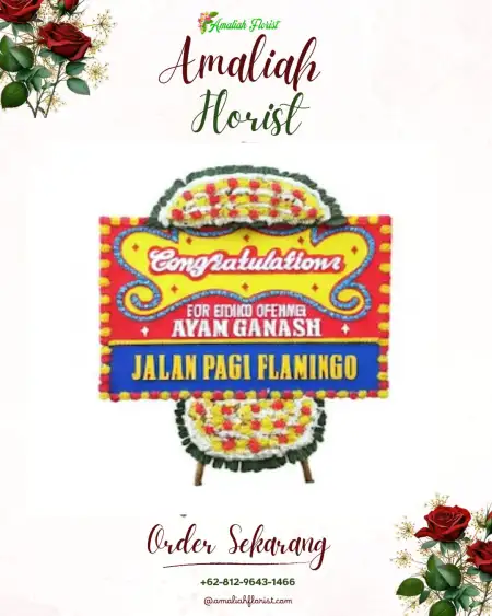 Sewa Papan Bunga Bawangan